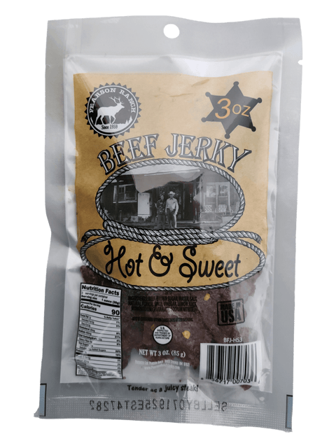 Wholesale Hot & Sweet Beef Jerky 3oz - (order in EACH quantities)