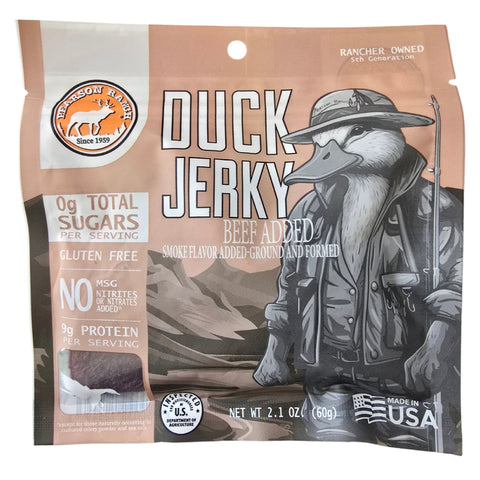 Wholesale Duck Jerky 2.1oz - (order in EACH quantities)