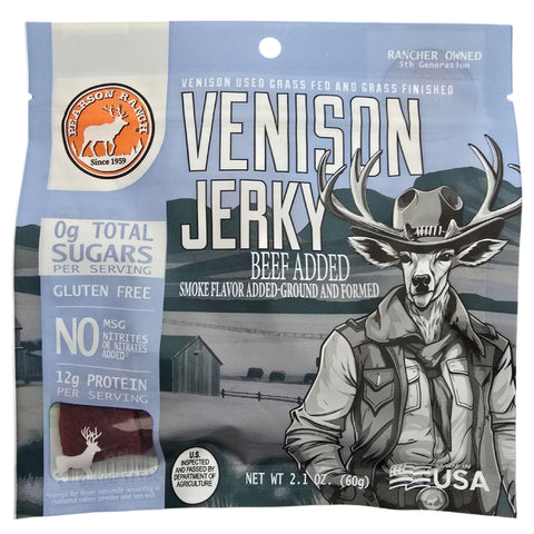 Wholesale Venison Jerky 2.1oz - (order in EACH quantities)