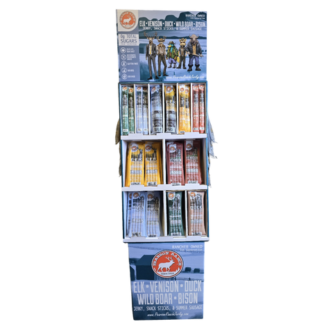 Wholesale 164 Count Snack Sticks Shipper Display, Clip Strips, & Caddies
