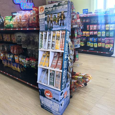 Wholesale 164 Count Snack Sticks Shipper Display, Clip Strips, & Caddies