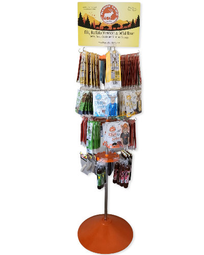 Wholesale 190 Count Standard Spinner Display - Pearson Ranch Jerky