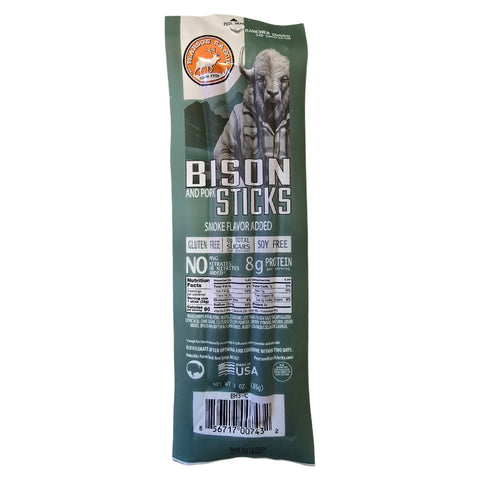 Wholesale Bison Snack Sticks 3oz - (order in EACH quantities)