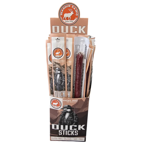 Wholesale Duck Hickory Smoked Snack Stick - 24 count caddy