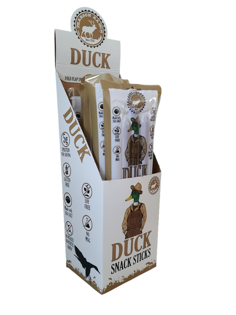 Wholesale Duck Snack Stick - 6 count multi-pack caddy