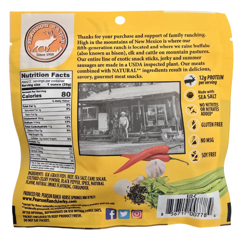 Elk Jerky - 2.1oz Resealable Bag