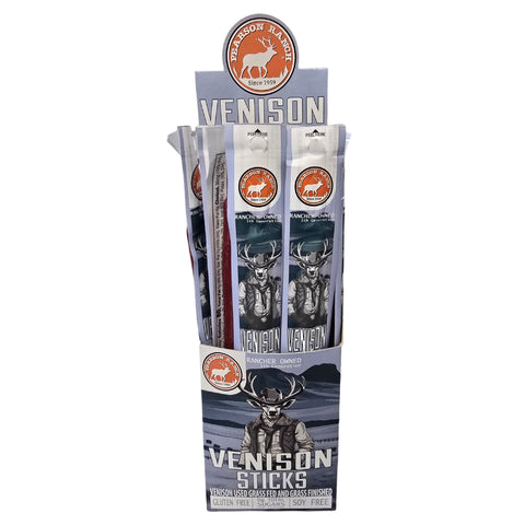 Wholesale Venison Hickory Snack Stick - 24 count caddy