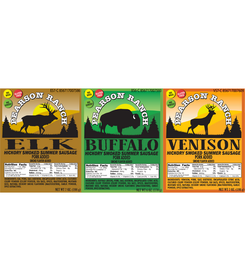 Elk, Buffalo & Venison Nutrition Facts