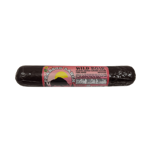 Wild Boar Hickory Smoked Summer Sausage (7 oz.) - Pearson Ranch Jerky