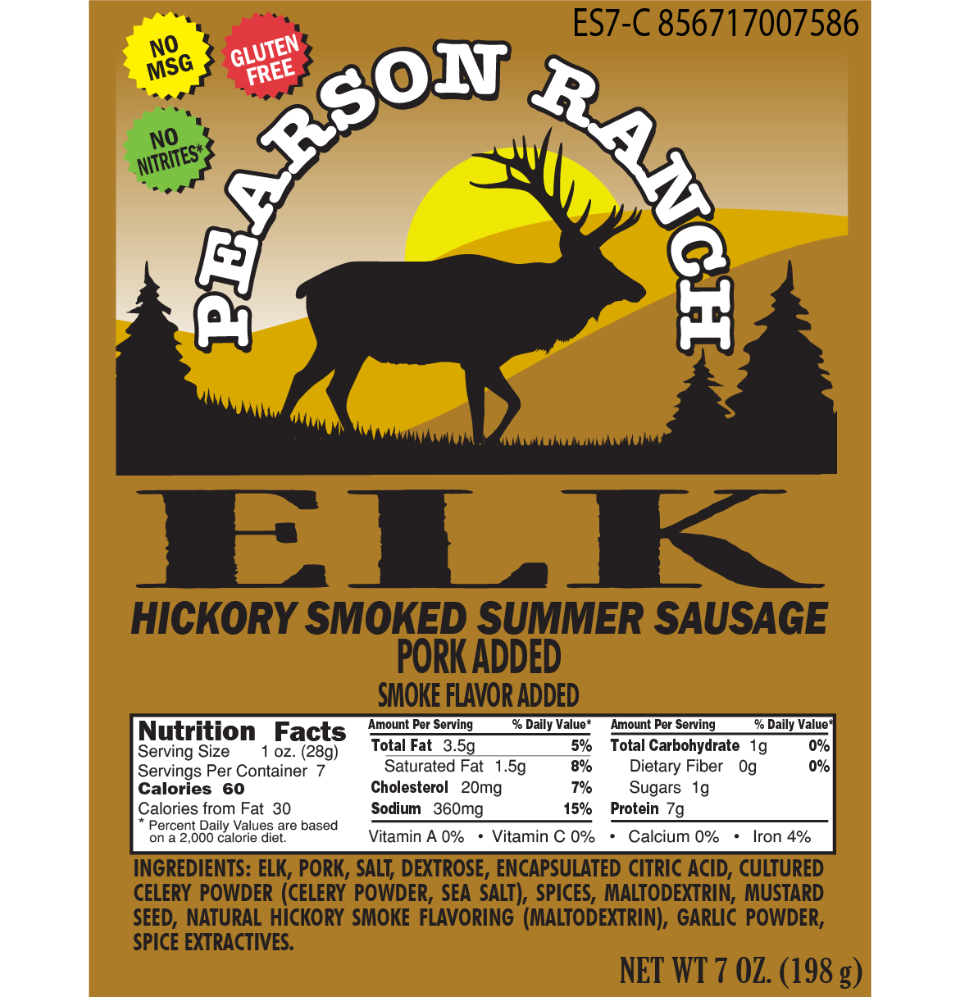 
                  
                    Summer Sausage Nutrition Facts
                  
                
