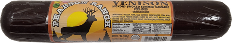 Wholesale Venison Hickory Smoked Summer Sausage (7 oz.) - Pearson Ranch Jerky