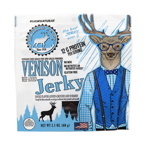 Wholesale Venison Jerky - 2.1oz Resealable Bag - Pearson Ranch Jerky