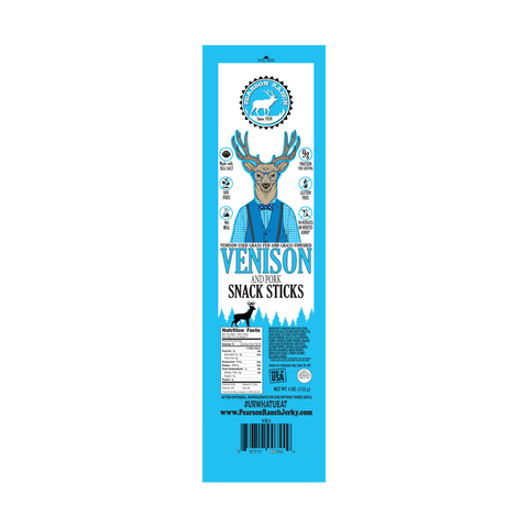 Wholesale Venison Hickory Snack Stick Multi-pack - Pearson Ranch Jerky